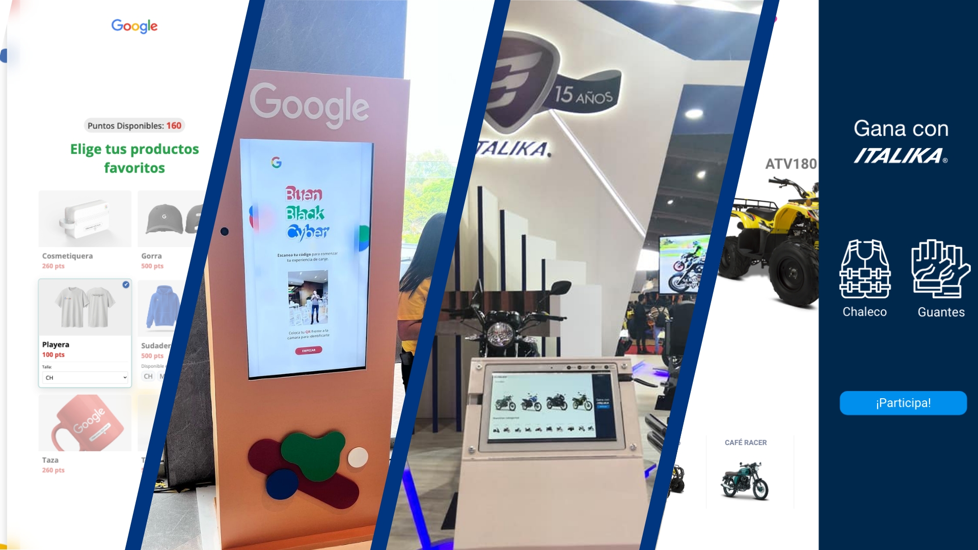 Totem Interactivo - Google e Italika